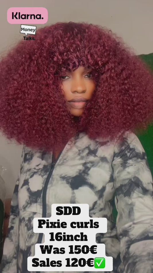 Pixel curls baby face 16 inch